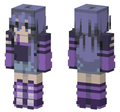 Lilac And Lavender Rce Minecraft skin