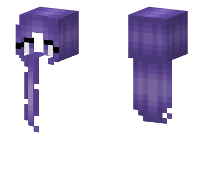 Lilac Purple Left Sided Minecraft skin