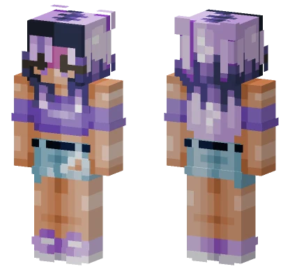 Lilac Rte Minecraft skin