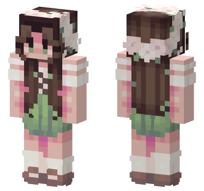 Lilypad Girl Minecraft skin