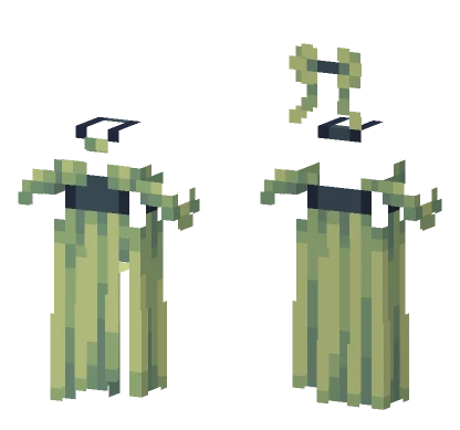 Lime Ball Dress Base Minecraft skin