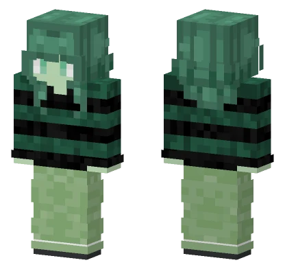 Lime Person Minecraft skin