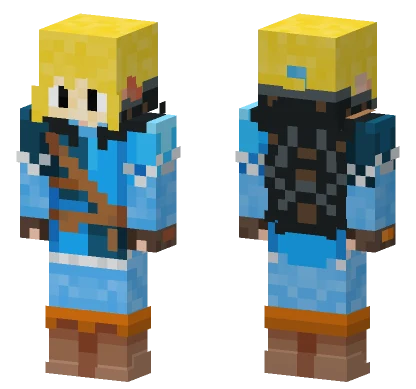 Link Breath Of The Wild Minecraft skin