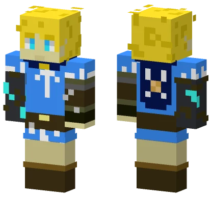 Link Tears of the Kingdom Minecraft skin