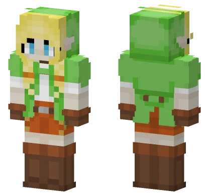 Linkle Legend of Zelda Minecraft skin