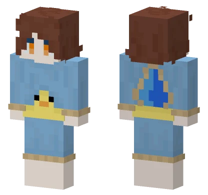 Little Girl Bath Fontaine Minecraft skin