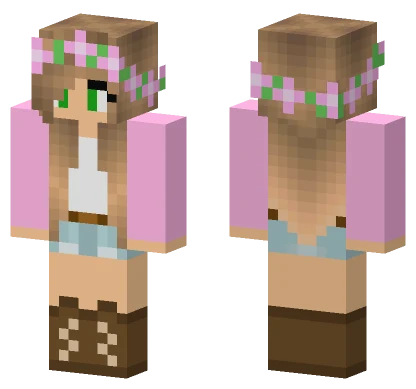 Little Kelly Floral Minecraft skin