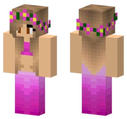 Livvy The Mermaid Minecraft skin