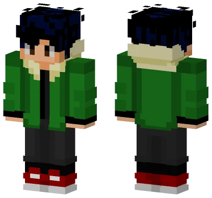 Lixandermc Skin Green Jacket Minecraft skin