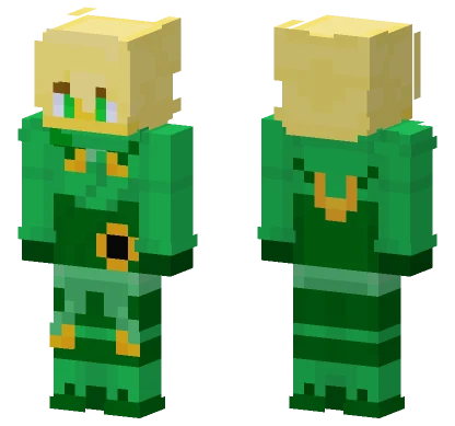 Lloyd Mergesuit Unmasked Minecraft skin