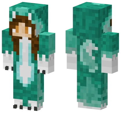 Loba Wolf Girl Minecraft skin