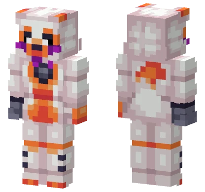 Lolbit Fnaf Ucn Minecraft skin