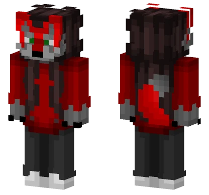 Lone Wolf Read Disc Minecraft skin