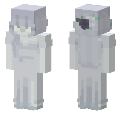 Lonesome Grey Outfit Minecraft skin