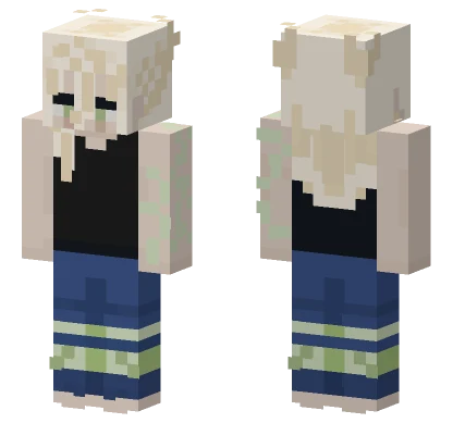 Long Hair Boy Minecraft skin