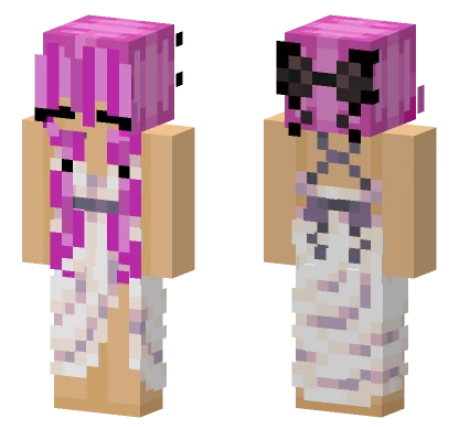 Long White 4 Minecraft skin