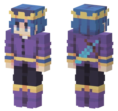 Lord Azure Te Oc Minecraft skin