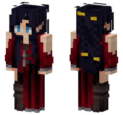 Lorelei Warrior Minecraft skin