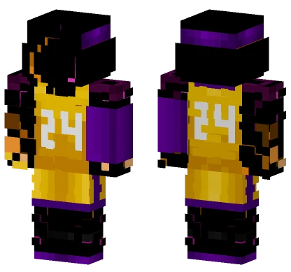 Los Lakers NBA Jersey Minecraft skin
