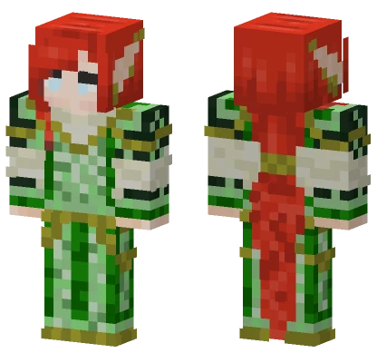 Lotse Elf Girl Minecraft skin