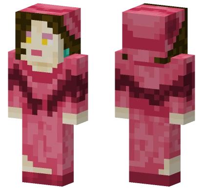 Lottie Heze Pink Outfit Minecraft skin
