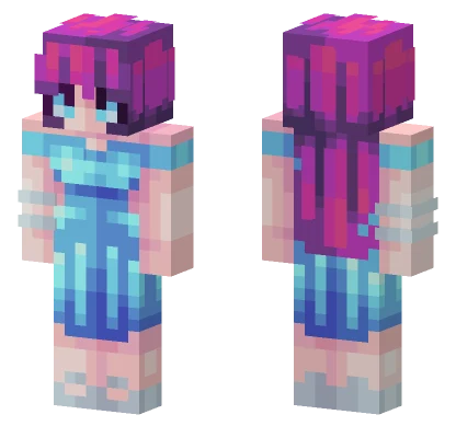 Loud Proud Girl Minecraft skin