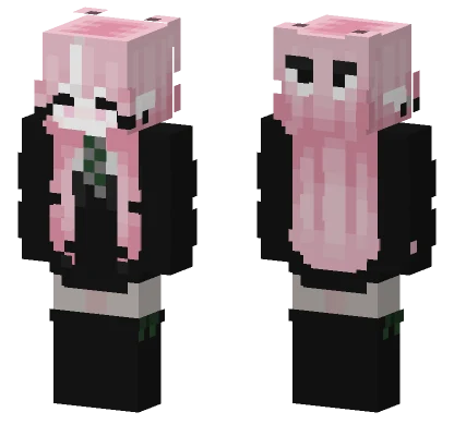 Lovegood2 Pink Hair Girl Minecraft skin