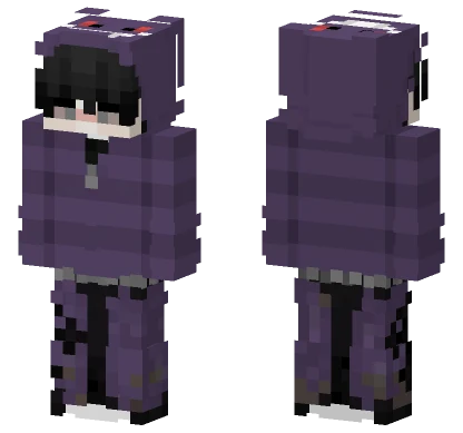 Lovieks Gengar Minecraft skin