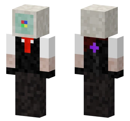 Lowce4 in a Suit Minecraft skin