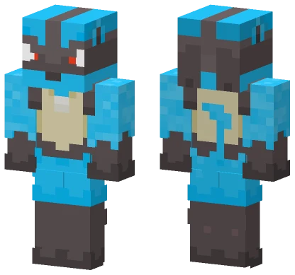 Lucario Minecraft skin