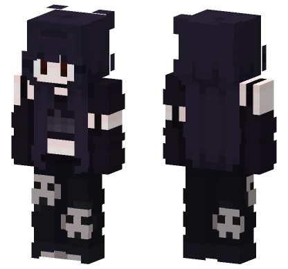 Lucie Gothic Alternative Minecraft skin