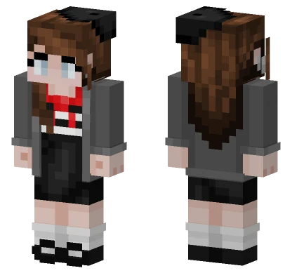 Lucille The French Girl Minecraft skin