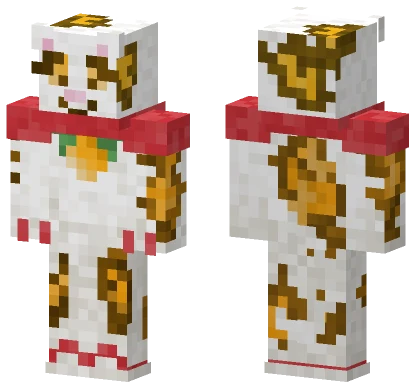 Lucky Cat Minecraft skin