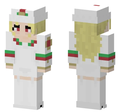 Ludmilla White Outfit Minecraft skin
