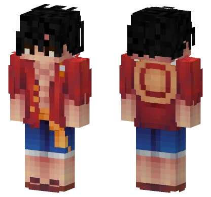 Luffy Minecraft skin