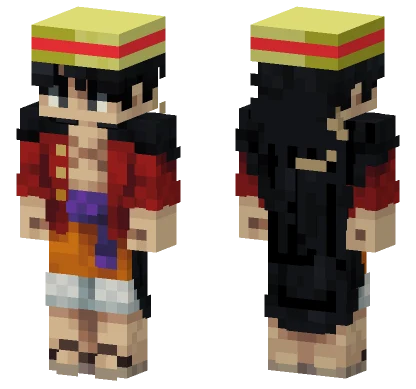 Luffy Minecraft skin