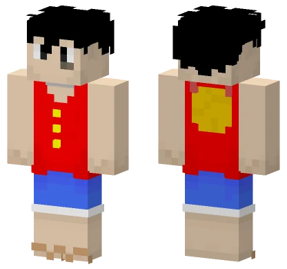 Luffy East Blue Minecraft skin