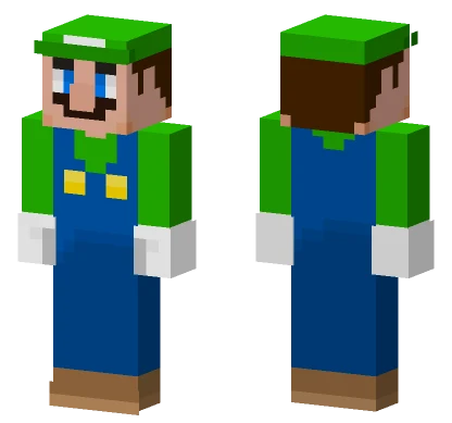 Luigi Minecraft skin