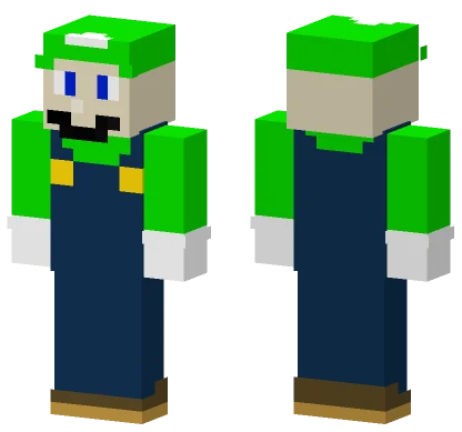 Luigi Minecraft skin