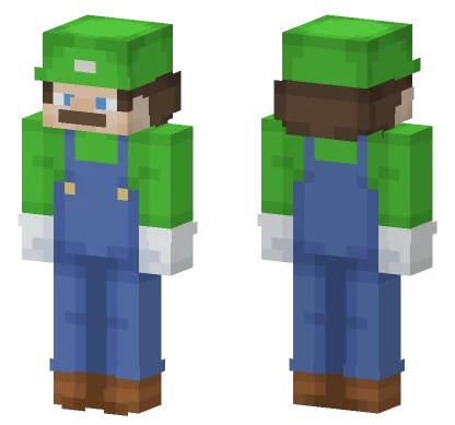 Luigi Minecraft skin