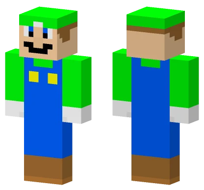 Luigi Minecraft skin