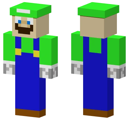 Luigi Minecraft skin