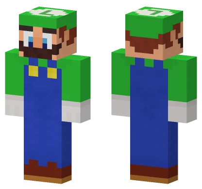 Luigi Minecraft skin