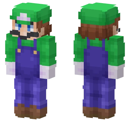 Luigi Minecraft skin