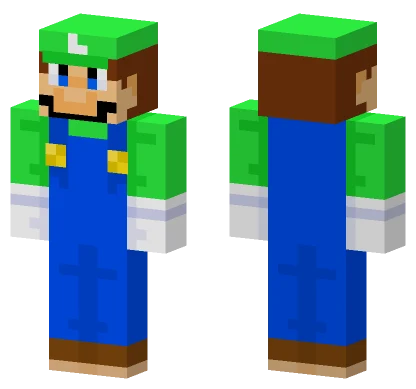 Luigi Minecraft skin