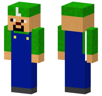 Luigi Minecraft skin