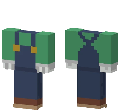 Luigi Body Minecraft skin