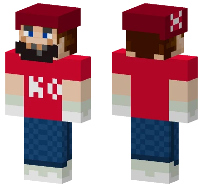 Luigi's Day Out Mario Minecraft skin