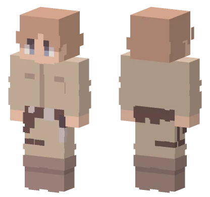 Luke Skywalker Ep V Trade Minecraft skin