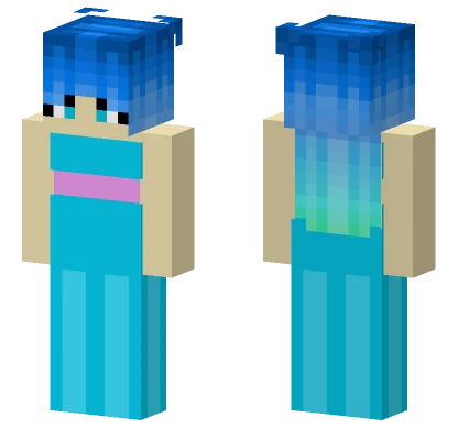 Luna Blue Outfit Minecraft skin